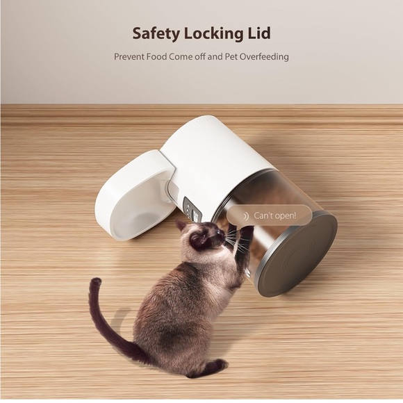 IMIPAW Automatic 3L Pet Feeder in White Cats or Dogs Programmable - Picture 6 of 12